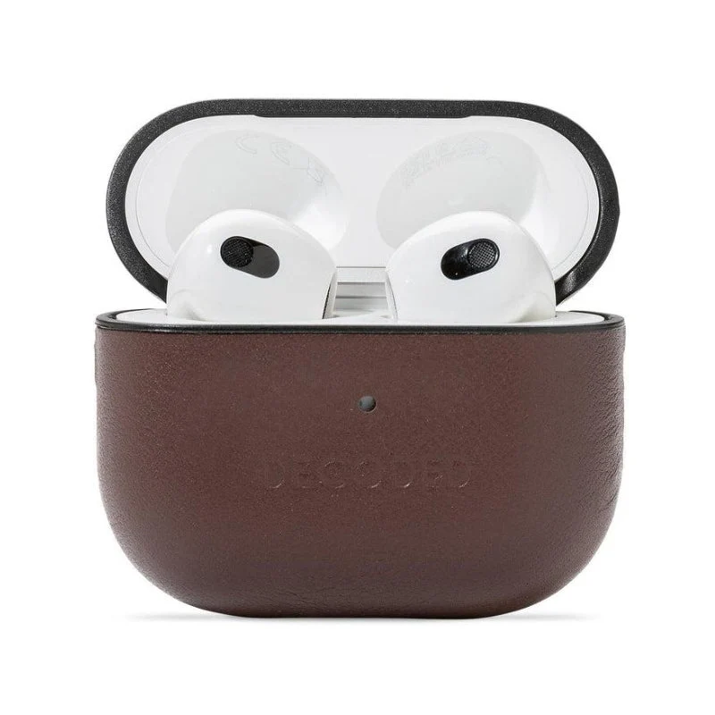 Decoded Leather Case For Apple AirPods Pro 3 - Chocolate