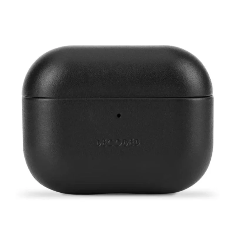 Decoded Leather Case For Apple AirPods Pro 3 - Black
