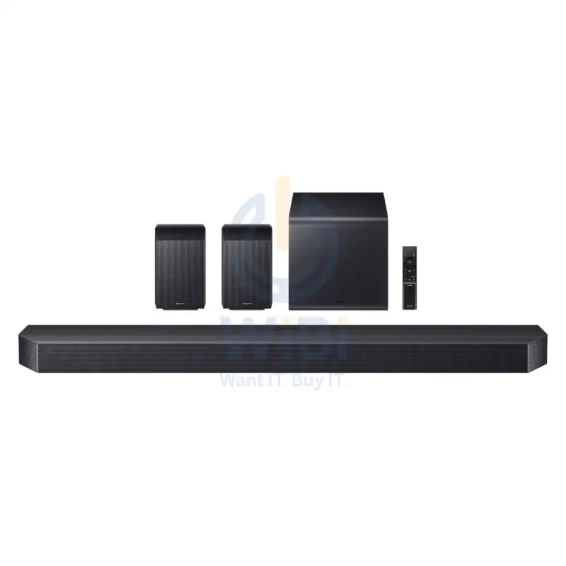 Samsung Soundbar HW-Q990F 11.1.4ch Subwoofer with Rear Speaker - ‎41W / Wireless / Black