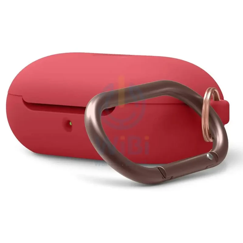 Elago Galaxy Buds/Buds Plus Silicone Hang Case - Top-Red / Bottom-Red