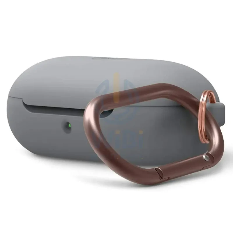 Elago Galaxy Buds/Buds Plus Silicone Hang Case - Top-Medium Gray / Bottom-Medium Gray