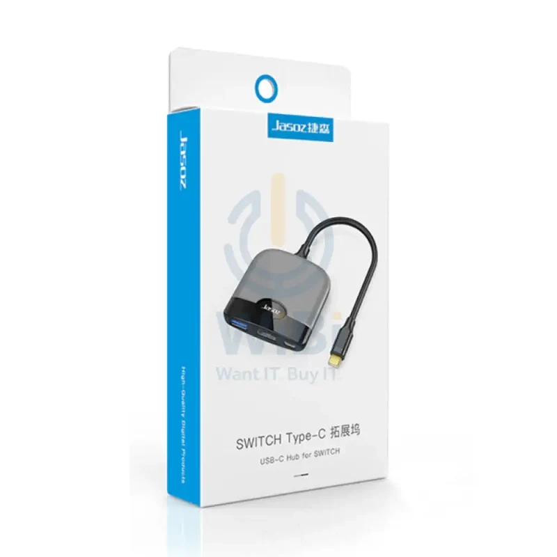Jasoz H106 Type-C 3-in-1 Converter - Black