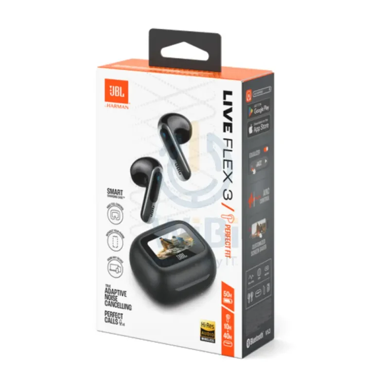 JBL Live Flex 3 Wireless Earbud - In-Ear / Bluetooth / Black