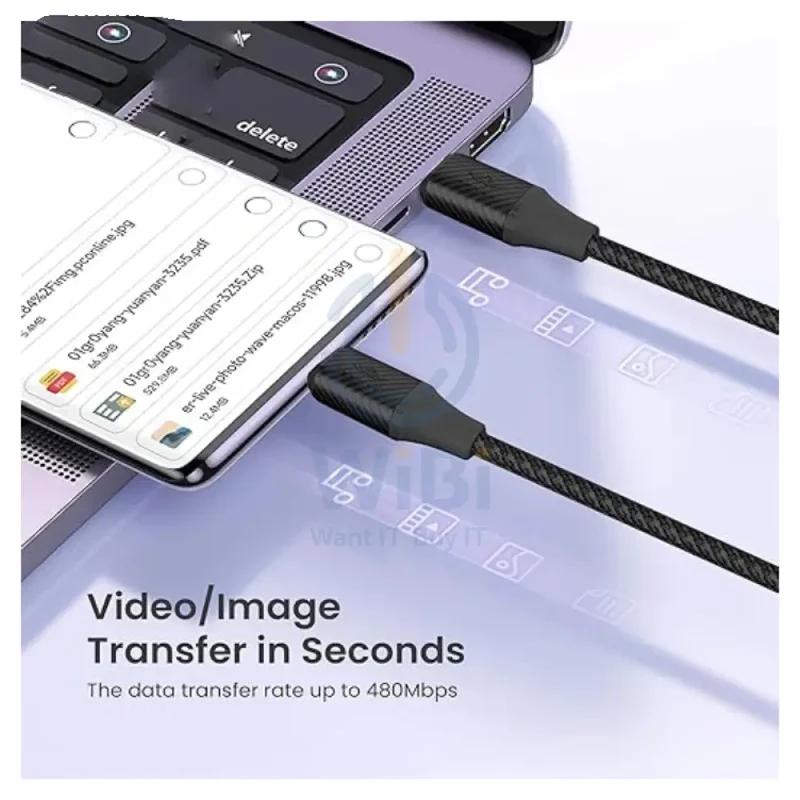 BRAVE Fast Charging Data Cable - 60W / USB-C / 1 Meter / Black