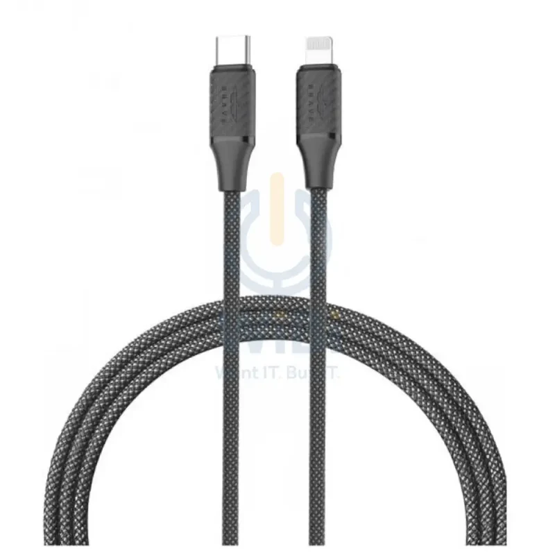 BRAVE Fast Charging Data Cable - 30W / USB-C / Lightning / Black