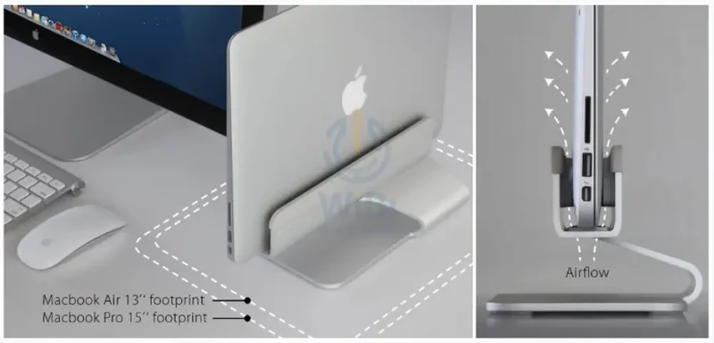 Rain Design mTower Vertical Laptop Stand - Space Grey