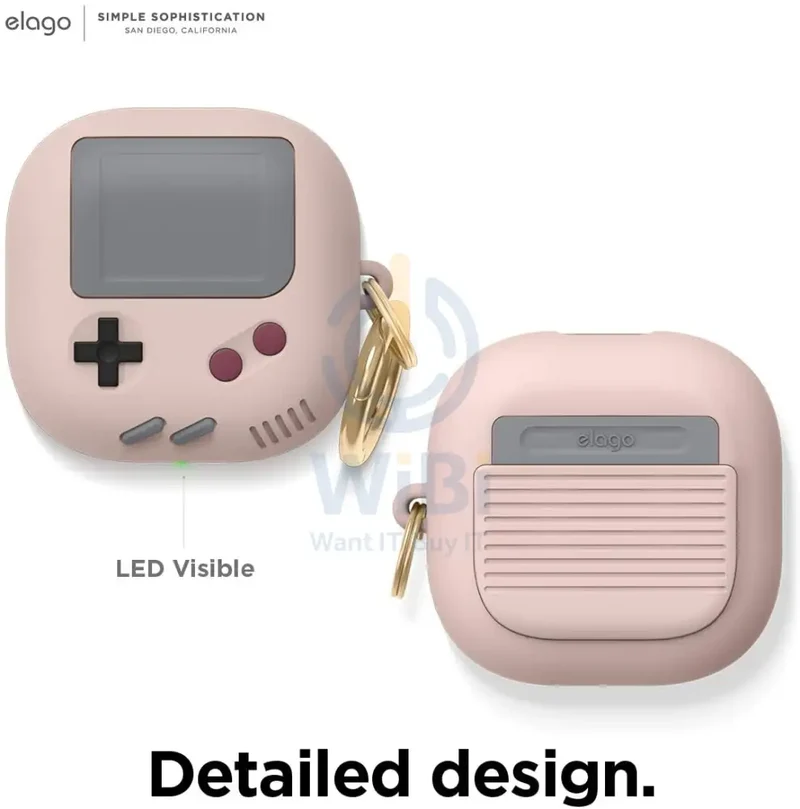 Elago Galaxy Buds Live / Buds Pro / Buds 2 GB5 Case GameBoy - Sand Pink
