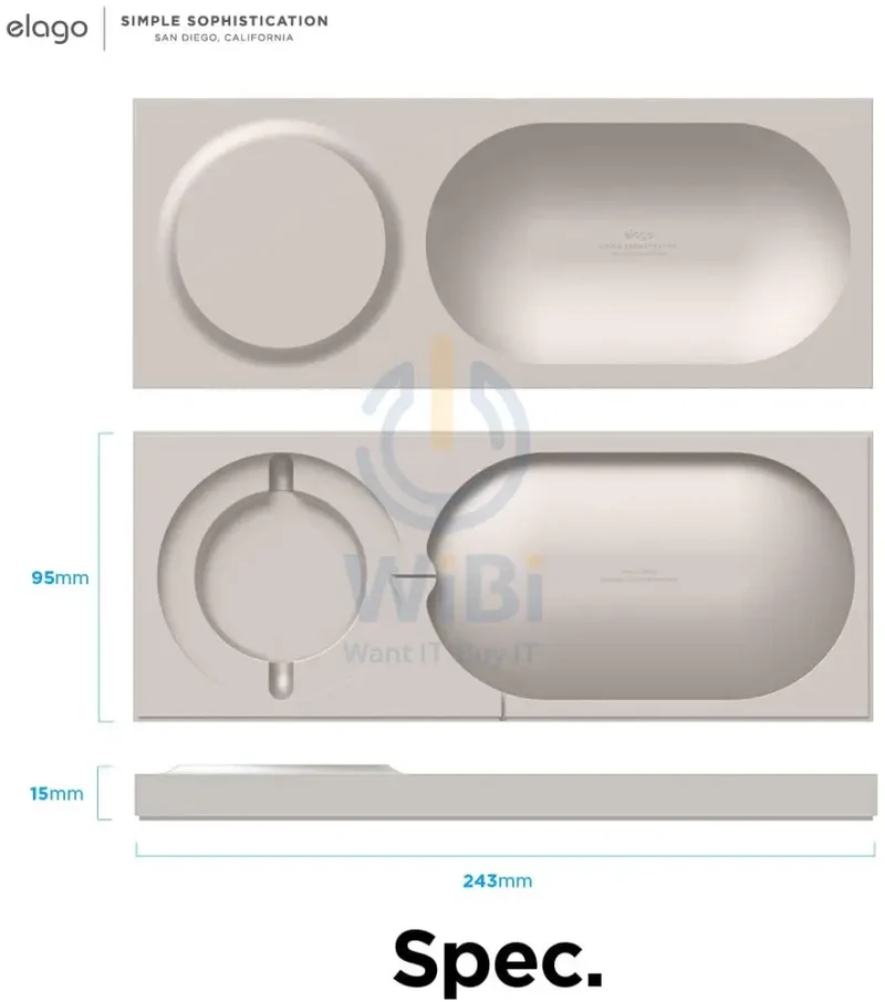 Elago Charging Tray for MagSafe - Stone