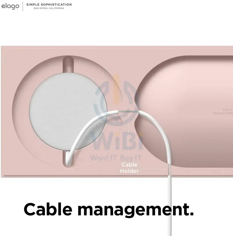 Elago Charging Tray for MagSafe - Sand Pink