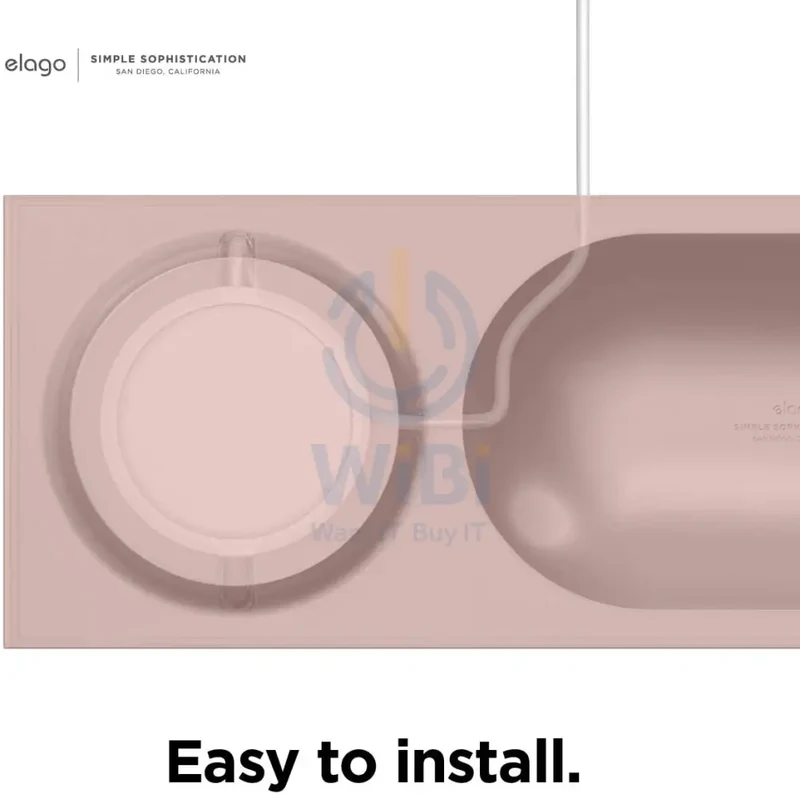 Elago Charging Tray for MagSafe - Sand Pink