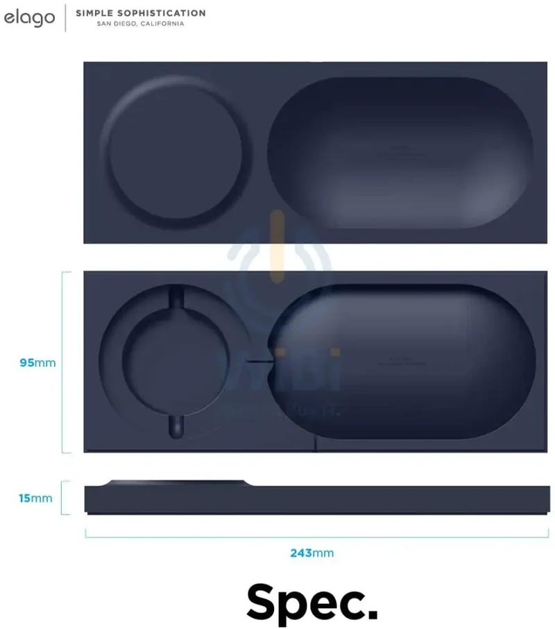 Elago Charging Tray for MagSafe - Jean Indigo