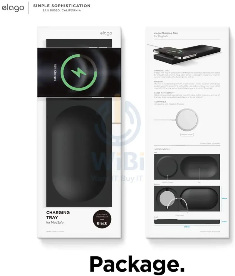 Elago Charging Tray for MagSafe - Black