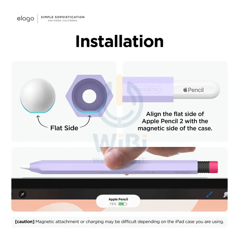 Elago Apple Pencil 2nd Gen Classic Case – Lavender