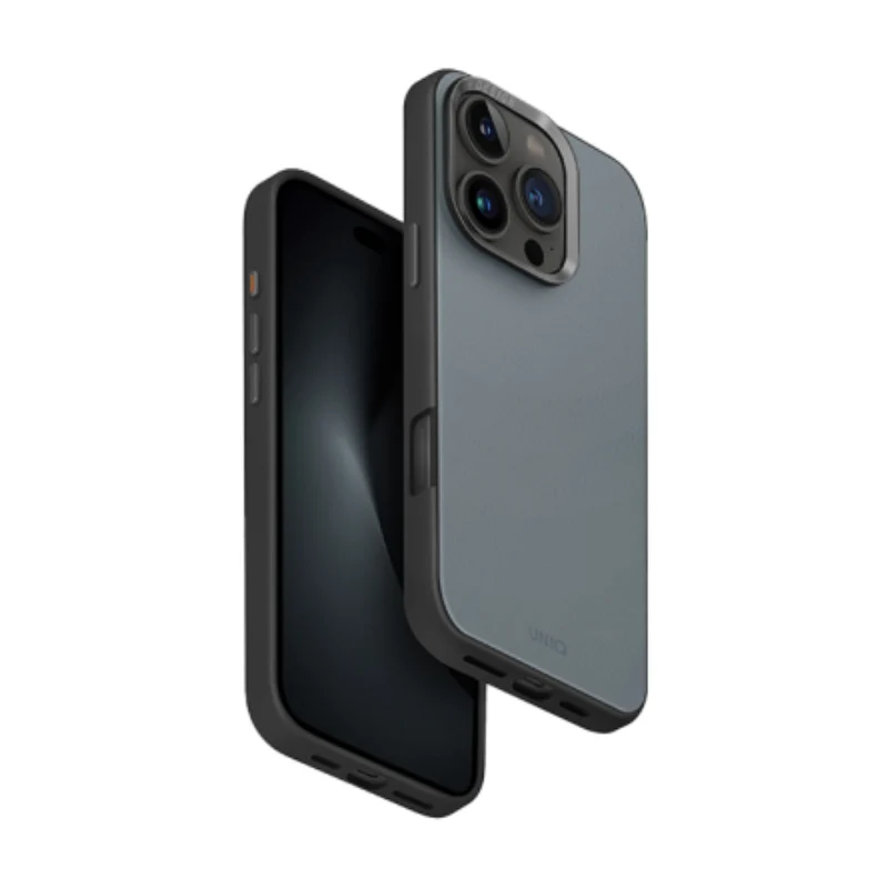 UNIQ Hybrid Lyden DS Magclick Charging Case For Apple iPhone 16 Pro - Washed Blue/Black