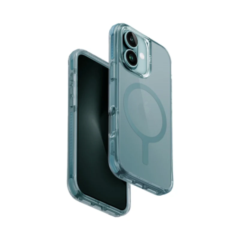 UNIQ Hybrid Combat Magclick Charging Case For Apple iPhone 16 - Teal Green