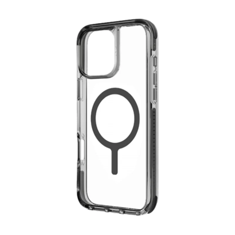 UNIQ Hybrid Combat Magclick Charging Case For Apple iPhone 16 Plus - Carbon Black