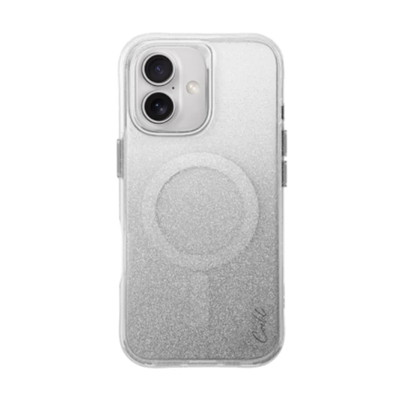 UNIQ Coehl Lumino Magnetic Charging Case for Apple iPhone 16 - Sparking Silver