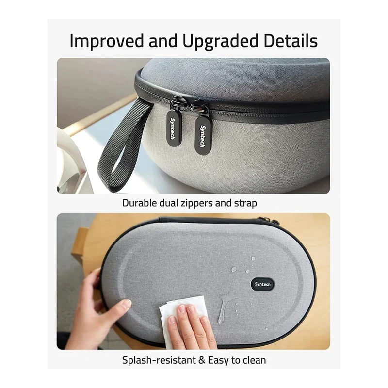Syntech Hard Carrying Case Compatible with Meta/Oculus Quest 2 - Gray