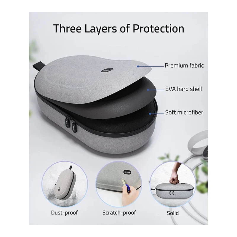 Syntech Hard Carrying Case Compatible with Meta/Oculus Quest 2 - Gray