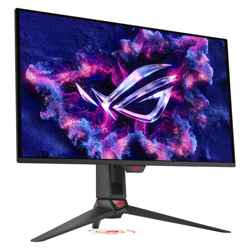 شاشة ألعاب أسوس آر أو جي سويفت PG27UCDM، مقاس 26.5 بوصة، 4K OLED، تردد تحديث 240 هرتز، زمن استجابة 0.03 مللي ثانية، HDMI 2.1، ديسبلاي بورت 2.1، يو إس بي 3.2 الجيل الأول من النوع A، ضمان 3 سنوات
