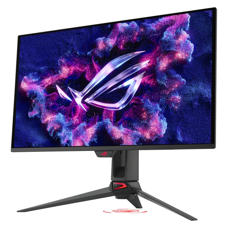 شاشة ألعاب أسوس آر أو جي سويفت PG27UCDM، مقاس 26.5 بوصة، 4K OLED، تردد تحديث 240 هرتز، زمن استجابة 0.03 مللي ثانية، HDMI 2.1، ديسبلاي بورت 2.1، يو إس بي 3.2 الجيل الأول من النوع A، ضمان 3 سنوات