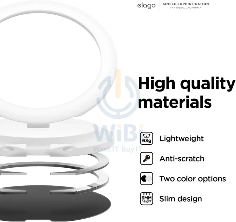 Elago MagSafe Metal Ring Holder - White
