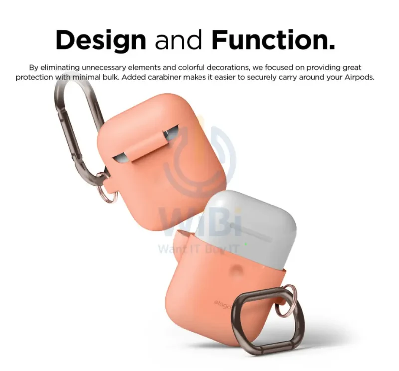 Elago AirPods 1&2 Wireless Hang Case - Peach