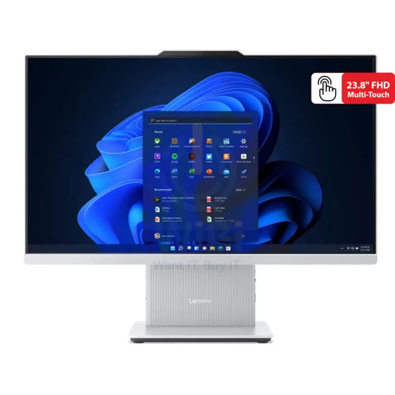 Lenovo IdeaCentre Gen 9 AIO PC - i5 / 8GB / 512GB (NVMe M.2 SSD) / 23.8" FHD Multi-Touch / Win 11 Pro / 1YW / Eng/Arb / Cloud Grey - Desktop
