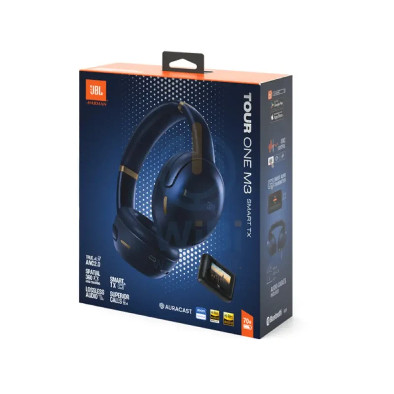 JBL Tour One M3 Smart Tx Wireless Headphones - Over-Ear / Bluetooth / Blue