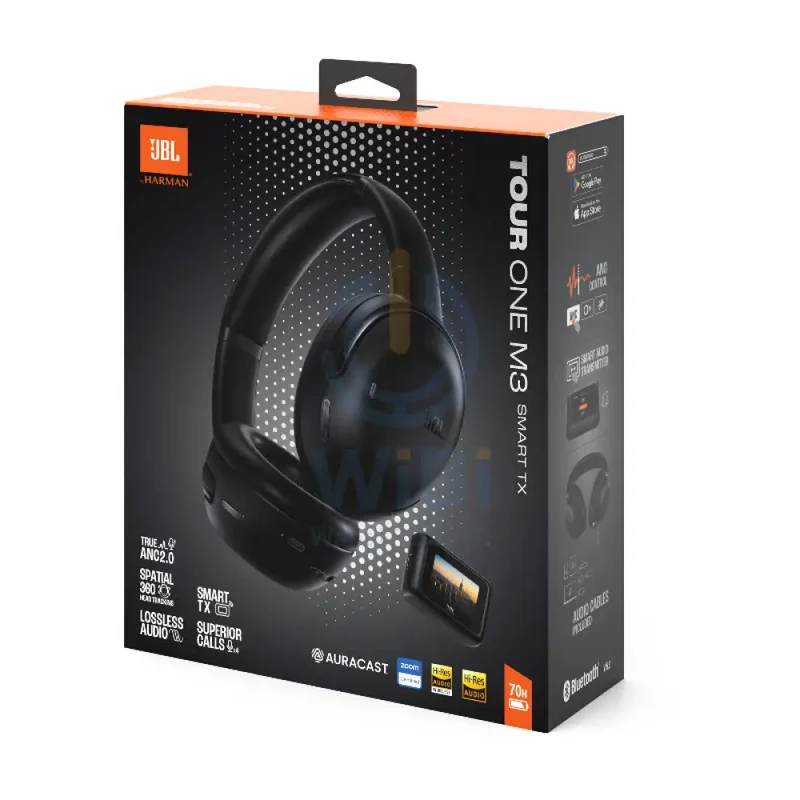 JBL Tour One M3 Smart Tx Wireless Headphones - Over-Ear / Bluetooth / Black