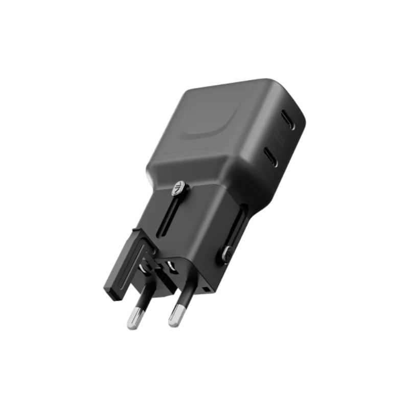محول إنرجيا ترافل جو 65 - ‏65 واط / USB-C / رمادي معدني داكن