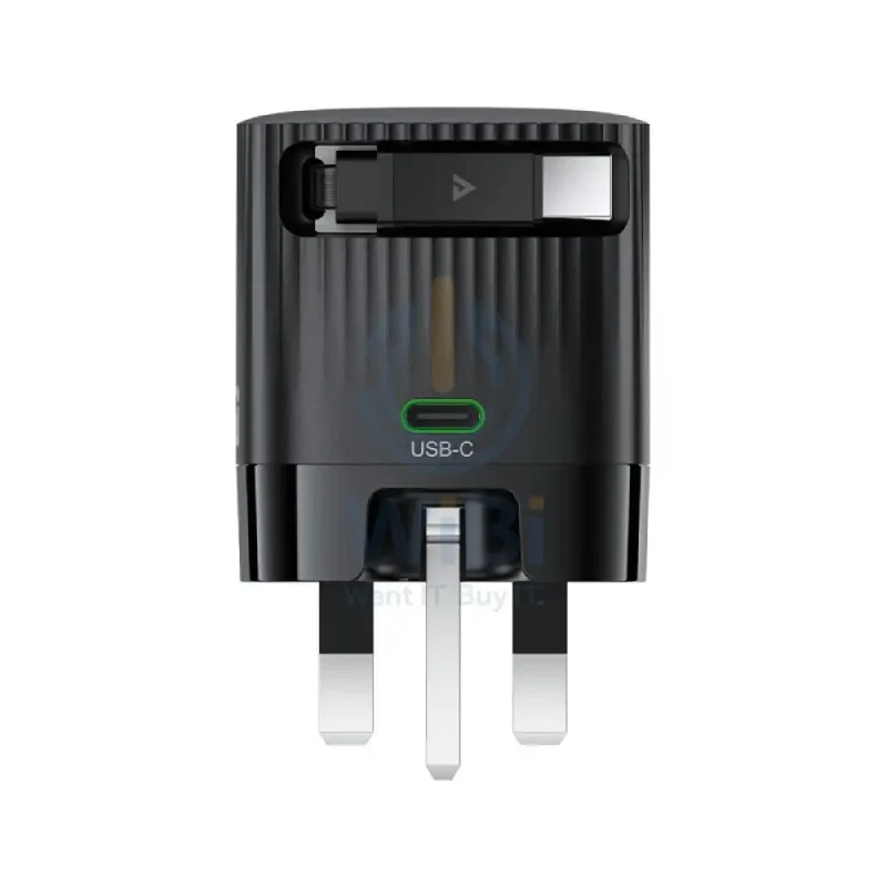 ACEFAST A129 PD65W GaN Fast Wall Charger - USB-C / UK / Black