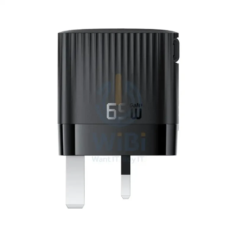 ACEFAST A129 PD65W GaN Fast Wall Charger - USB-C / UK / Black