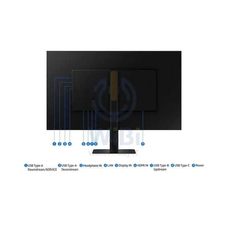 Samsung ViewFinity S8 S80D - 32.0" 4K UHD / 5ms / 60Hz / USB-Type C / HDMI 2.0 / DP 1.2 / PD 90W/ Height Adjustable Stand