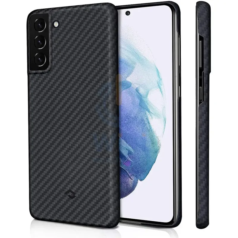Pitaka Samsung Galaxy S21 Plus MagEz Case - Black/Grey Twill