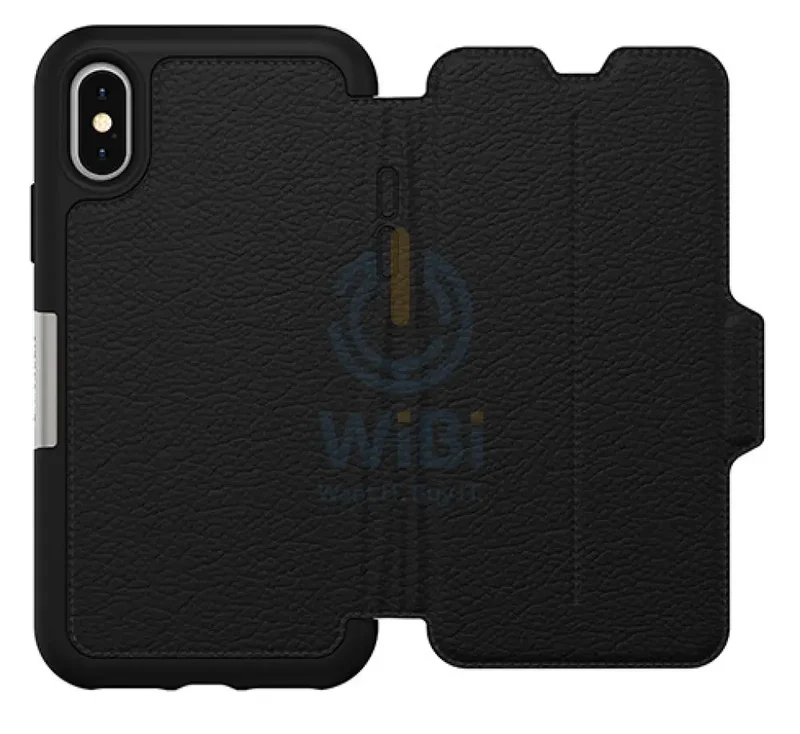 OtterBox iPhone X Strada Folio Case - Shadow Black