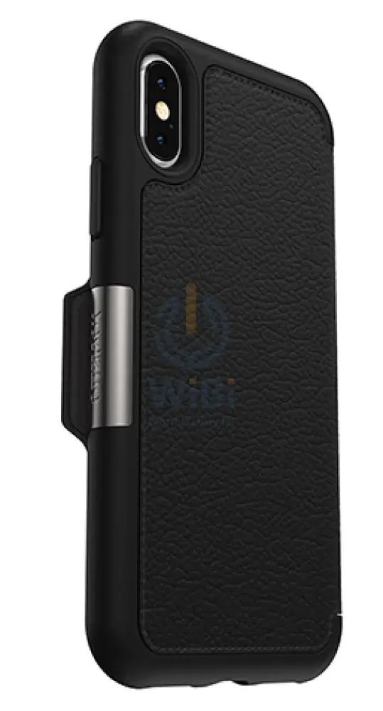 OtterBox iPhone X Strada Folio Case - Shadow Black