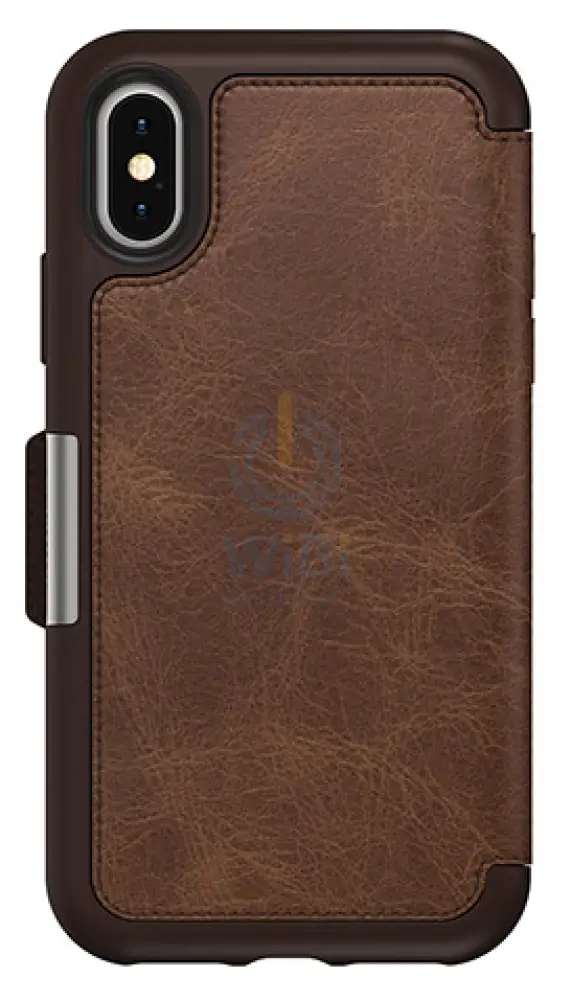 OtterBox iPhone X Strada Folio Case - Espresso Brown