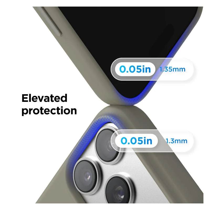 Elago Magnetic Silicone Case (Camera Control Key Included) For Apple iPhone 18 Pro Max / Apple iPhone 17 Pro Max - Medium Gray