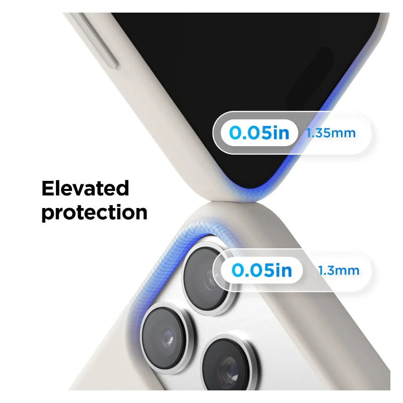 Elago Magnetic Silicone Case (Camera Control Key Included) For Apple iPhone 18 Pro / Apple iPhone 17 Pro - Stone