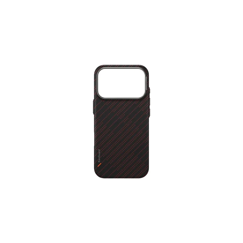 Uniq Hybrid Keva Edge Magclick Charging Case for Apple iPhone 17 Pro (2025) 6.3" - Rust Orange