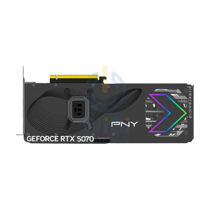 PNY NVIDIA GeForce RTX 5070 ARGB EPIC-X RGB OC Triple Fan Graphics Card - 12GB / GDDR7 / 192-Bit / PCIe 5.0 / DisplayPort 2.1 / HDMI 2.1 / One Year Warranty