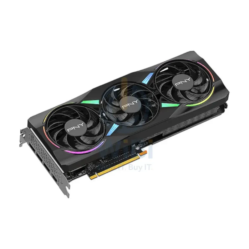 PNY NVIDIA GeForce RTX 5070 ARGB EPIC-X RGB OC Triple Fan Graphics Card - 12GB / GDDR7 / 192-Bit / PCIe 5.0 / DisplayPort 2.1 / HDMI 2.1 / One Year Warranty