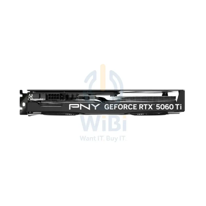 PNY NVIDIA GeForce RTX 5060 Ti 8GB OC Dual Fan Graphics Card - 8GB / GDDR7 / 128-bit / PCIe 5.0 / DisplayPort 2.1 / HDMI 2.1 / One Year Warranty