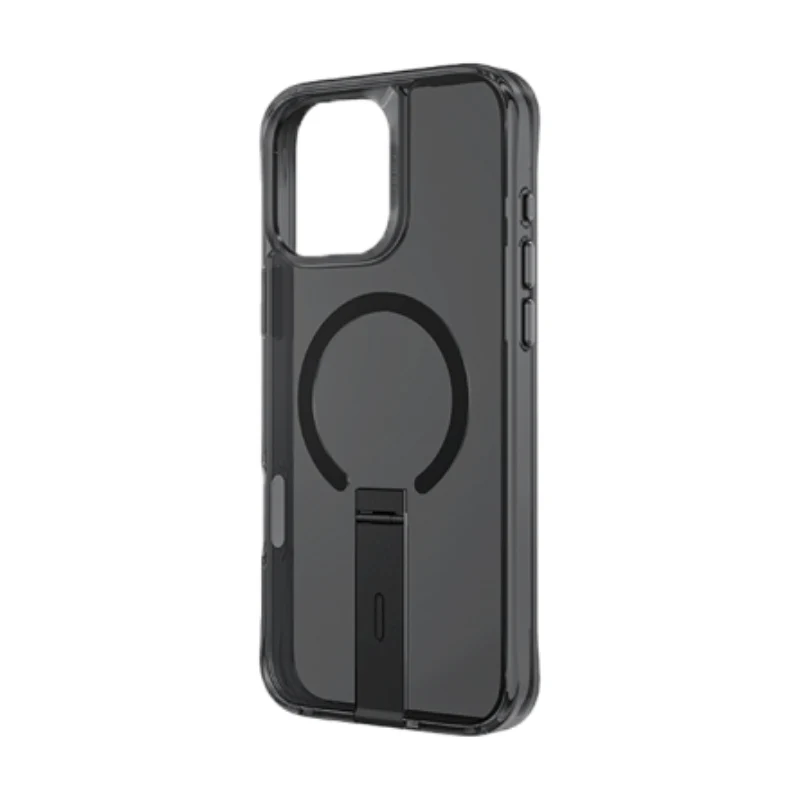 UNIQ Hybrid Eleva With Vertical Stand Case For Apple iPhone 16 Pro Max - Carbon Black