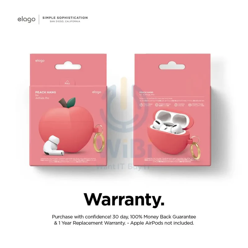 Elago AirPods Pro Peach Case - Red