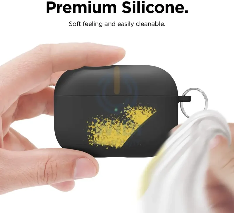 Elago AirPods Pro Liquid Hybrid Hang Case - Black