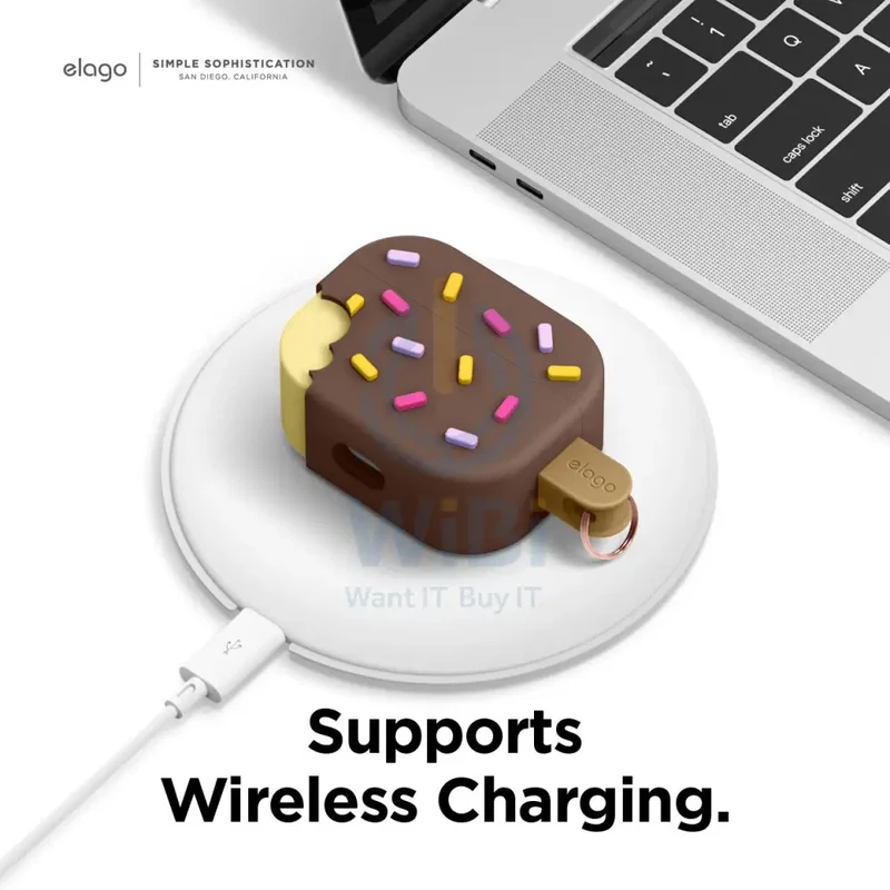 Elago AirPods Pro Ice Cream Case - Dark Brown