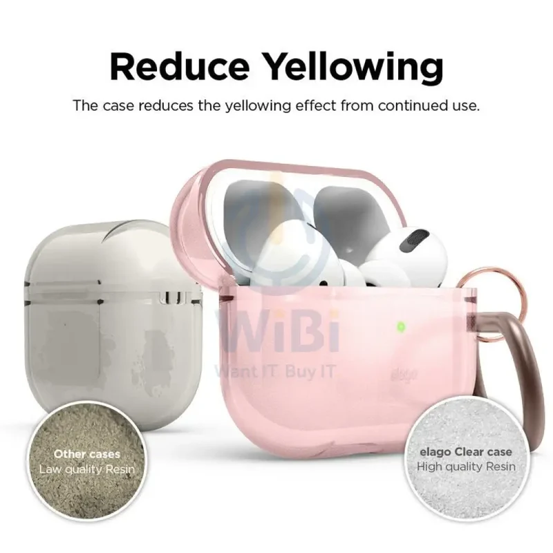 Elago AirPods Pro Clear Case - Lovely Pink
