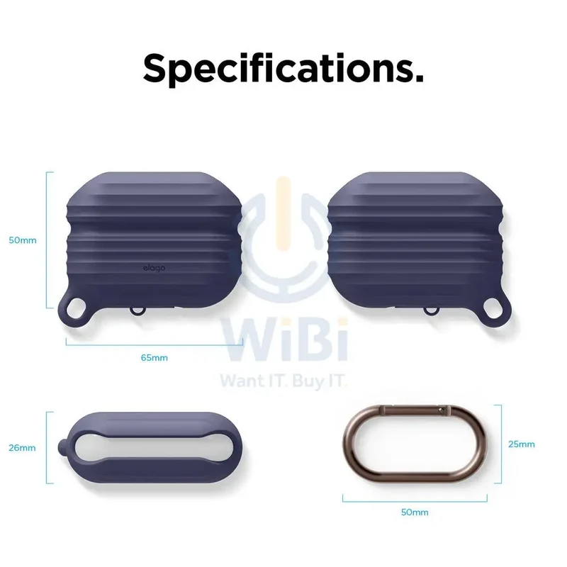 Elago AirPods Pro Waterproof Hang Case - Jean Indigo